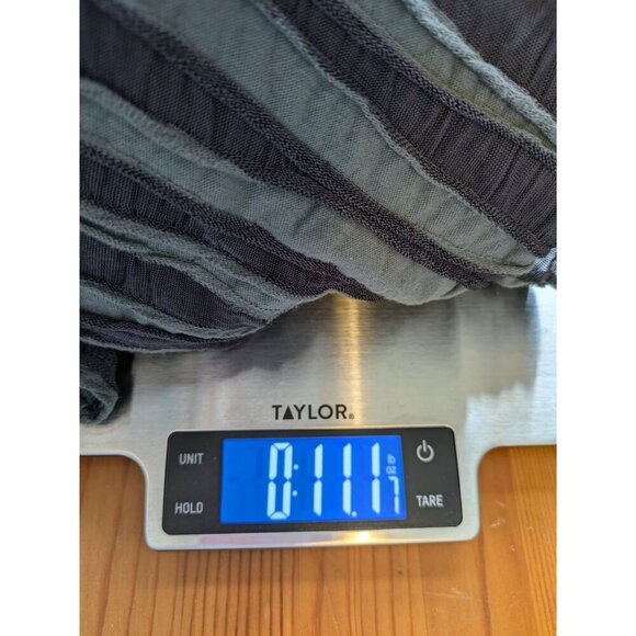 Cut Loose Asymmetrical Mesh Tunic Top Size XL Gray Lagenlook Textured Stretch - Picture 8 of 8